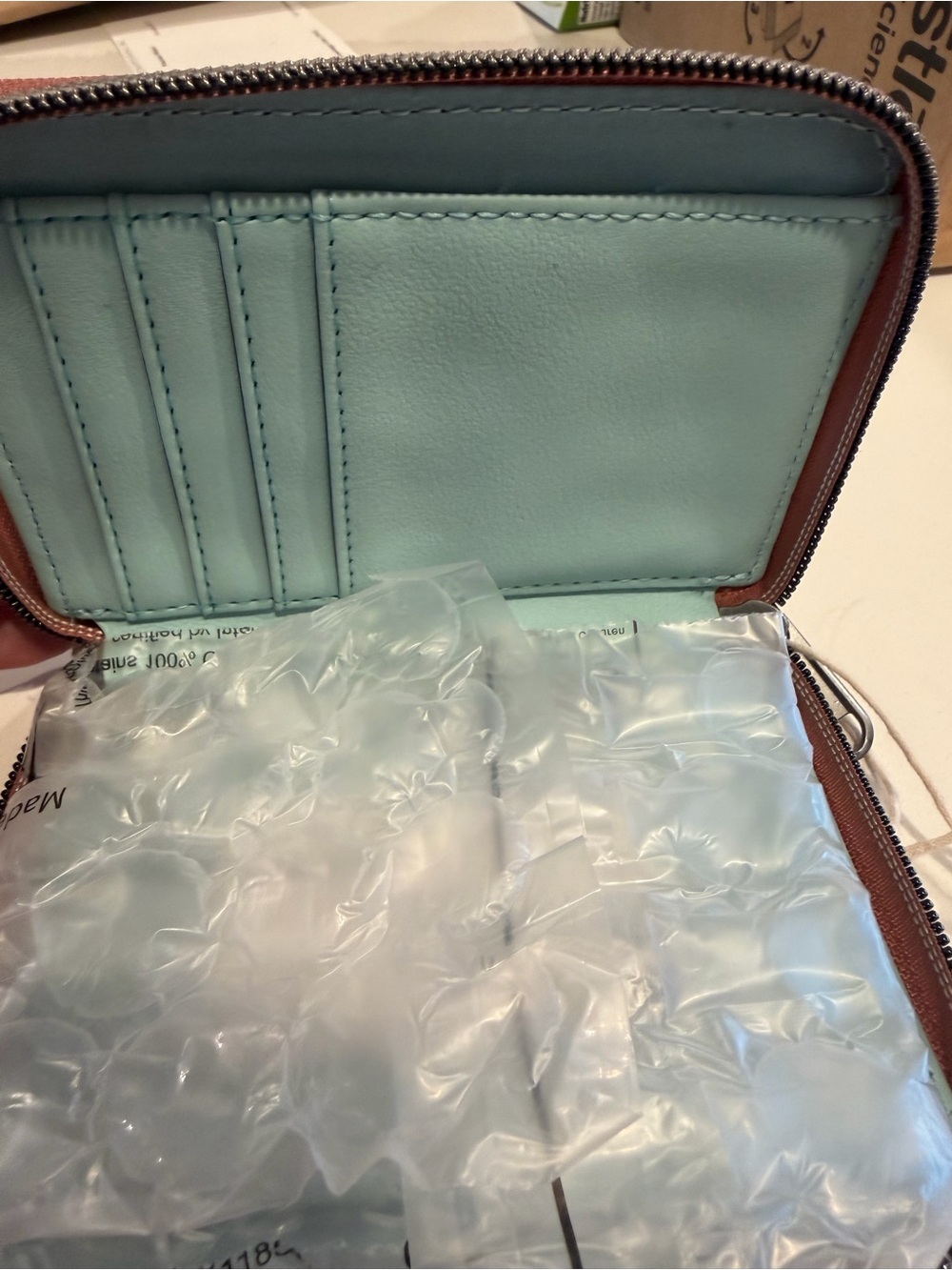 Loungefly Teal Blue Snow White Zip Wallet - Picture 4 of 5